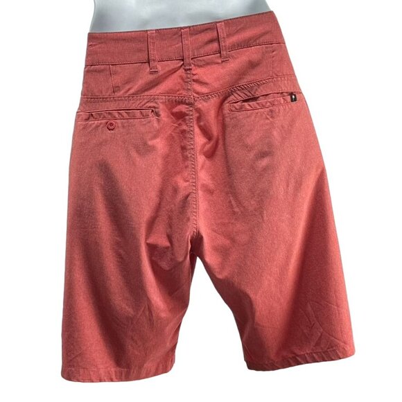 TRUNKS Men's Shorts Polyester Comfort Fit Belt Loops Zip Closure Pockets Size 34 - Picture 2 of 11